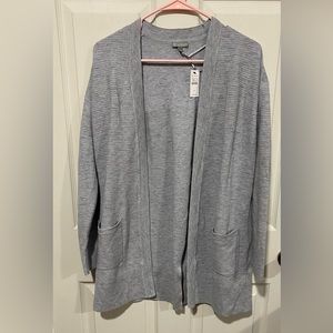 T by talbots open front cardigan
